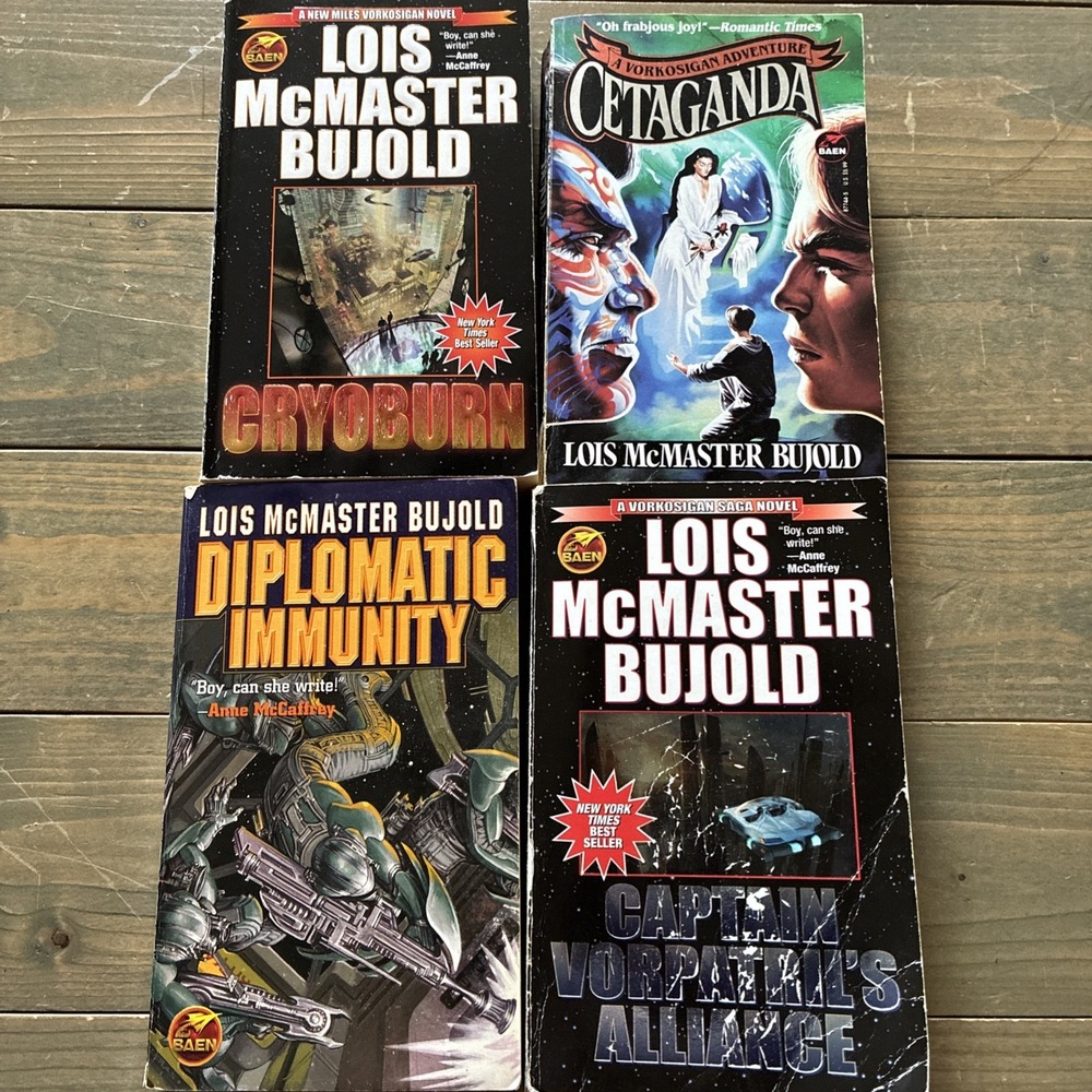 Lois McMaster Bujold  4 Book Collection